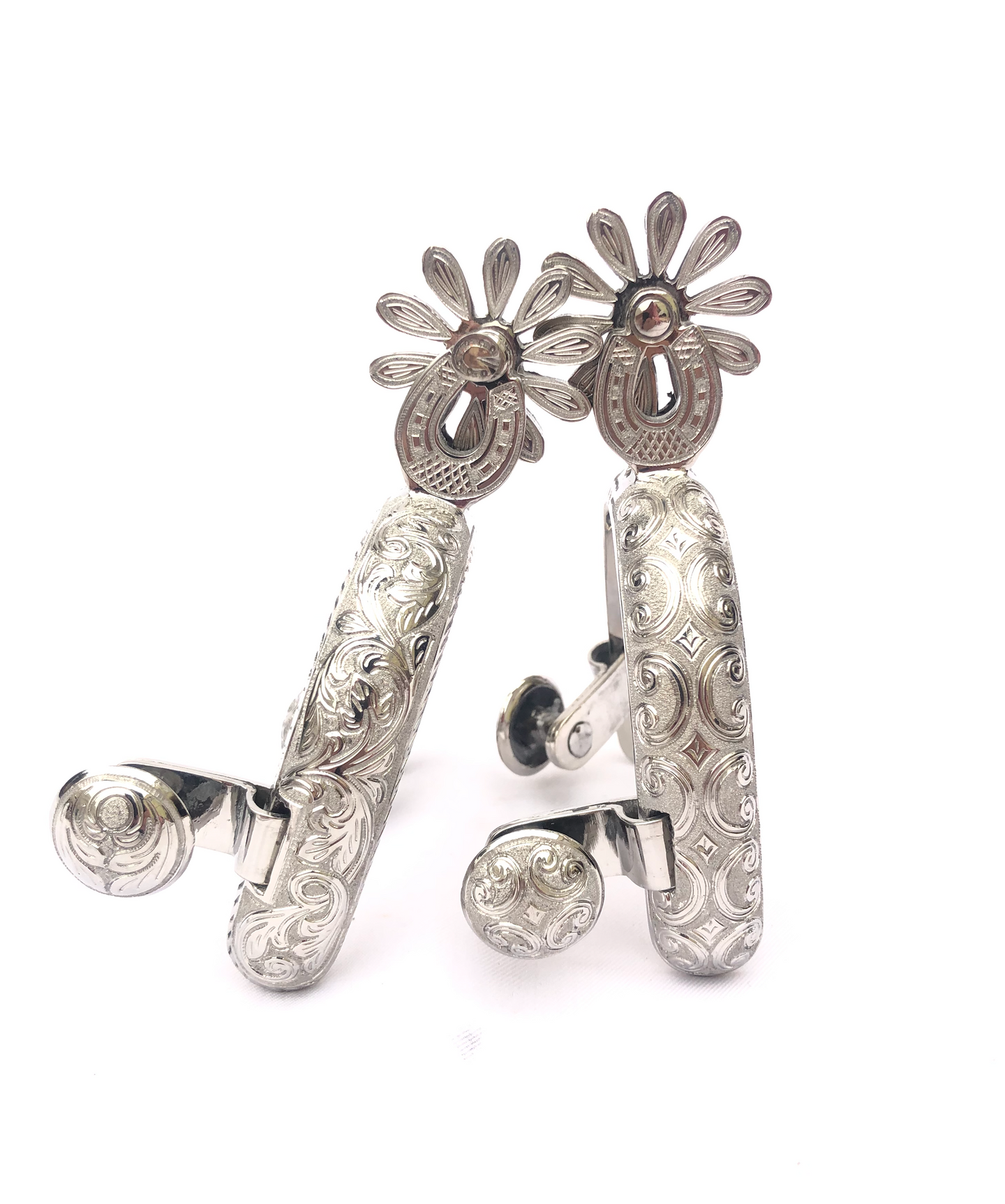 ESPUELA CON GRABADO DOBLE VISTA