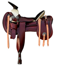 Montura de cantinas de huaje con cordón de piel